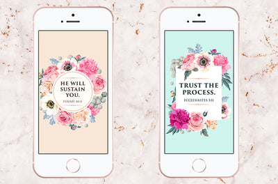 Spring Scripture Phone Wallpapers