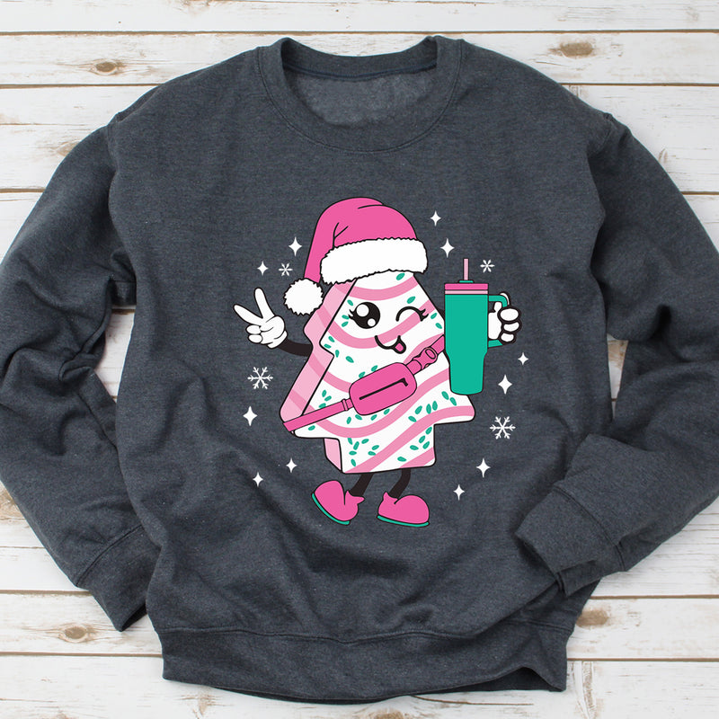 Boujee Christmas Cake Sweatshirt