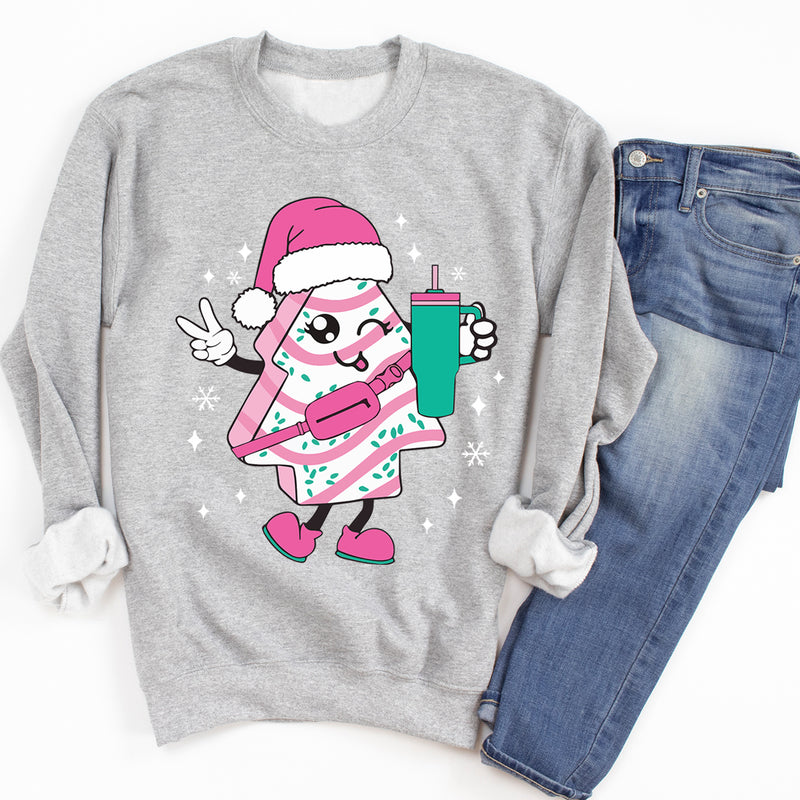 Boujee Christmas Cake Sweatshirt