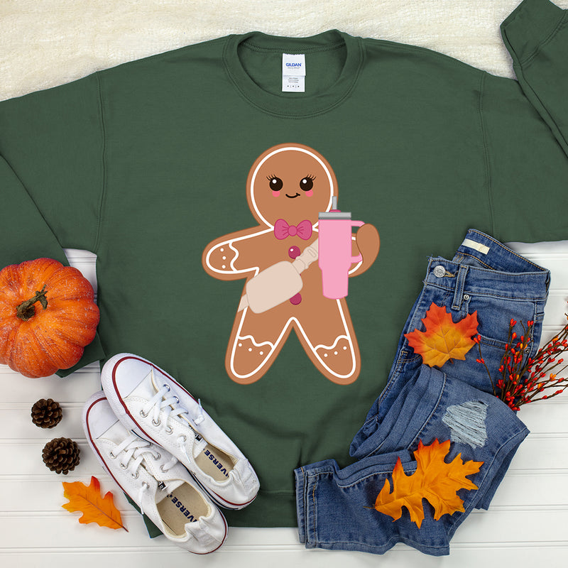 Boujee Gingerbread Man Sweatshirt