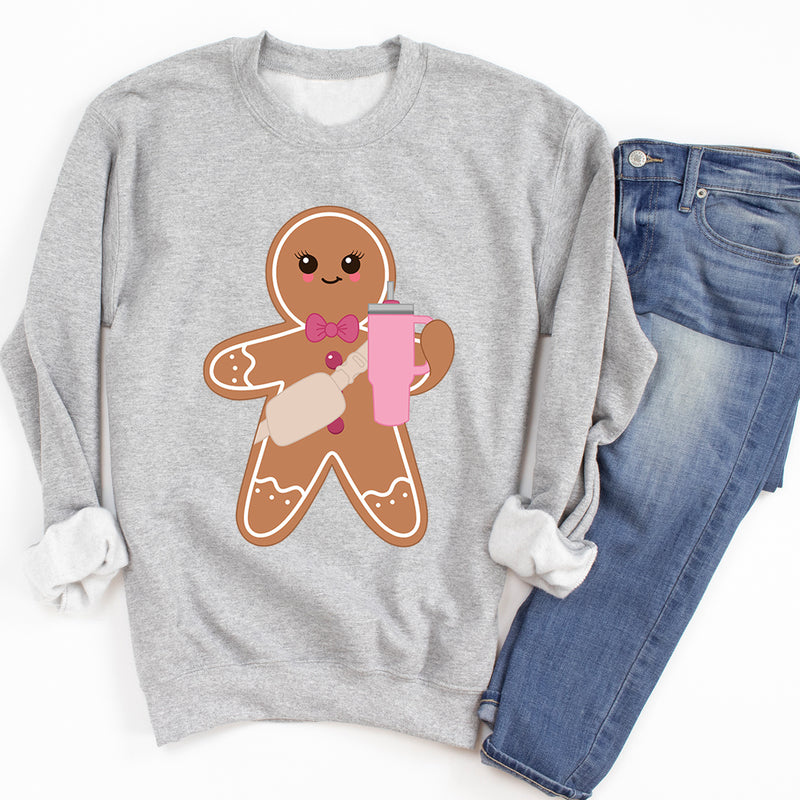 Boujee Gingerbread Man Sweatshirt