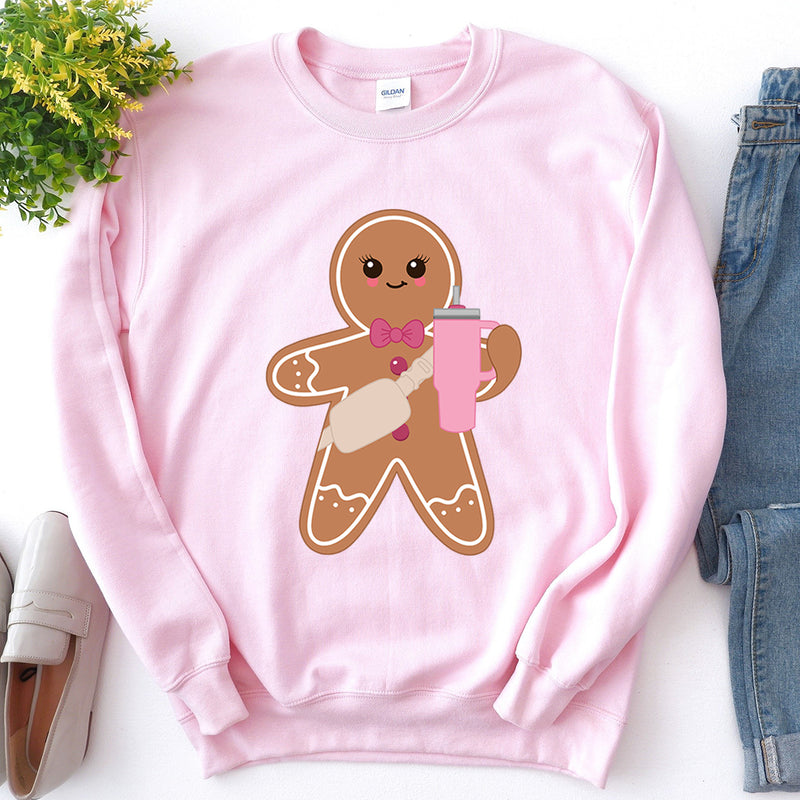 Boujee Gingerbread Man Sweatshirt