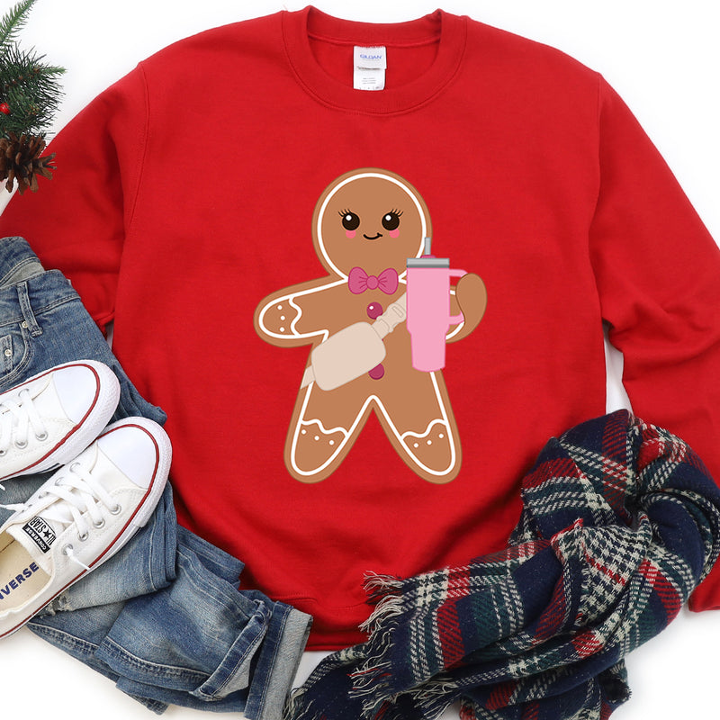 Boujee Gingerbread Man Sweatshirt