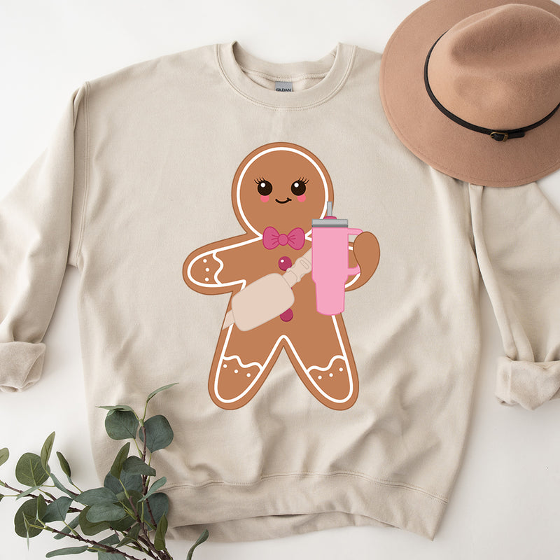 Boujee Gingerbread Man Sweatshirt