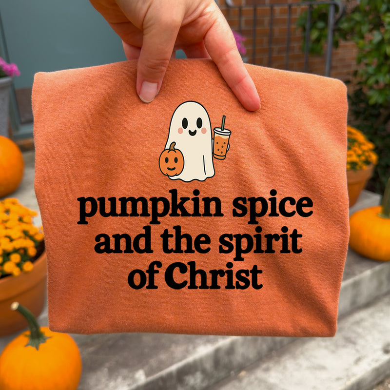 Pumpkin Spice & The Spirit of Christ - Comfort Colors Tee