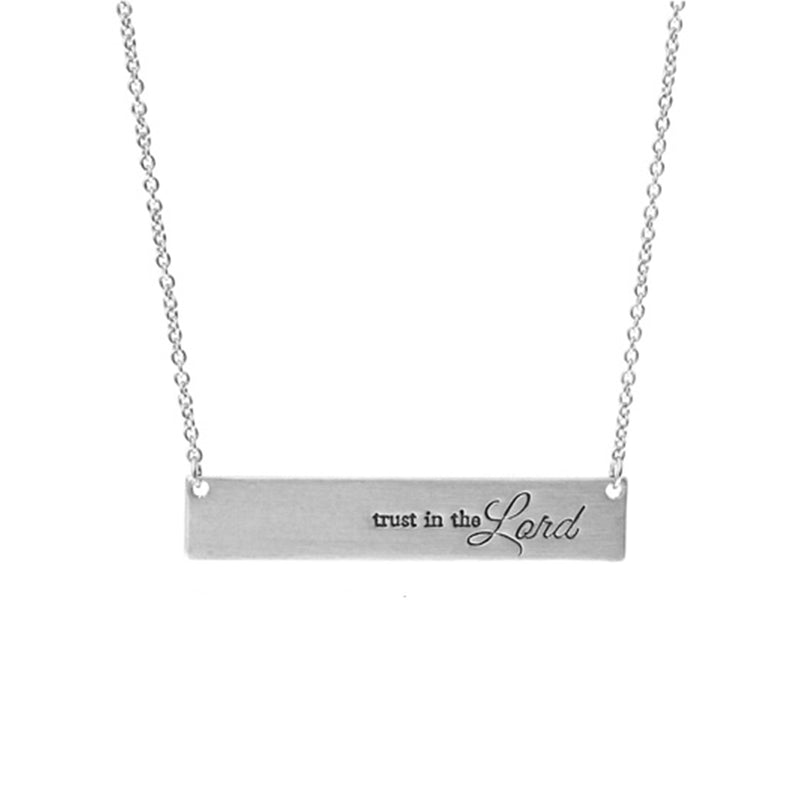Trust In The Lord Necklace