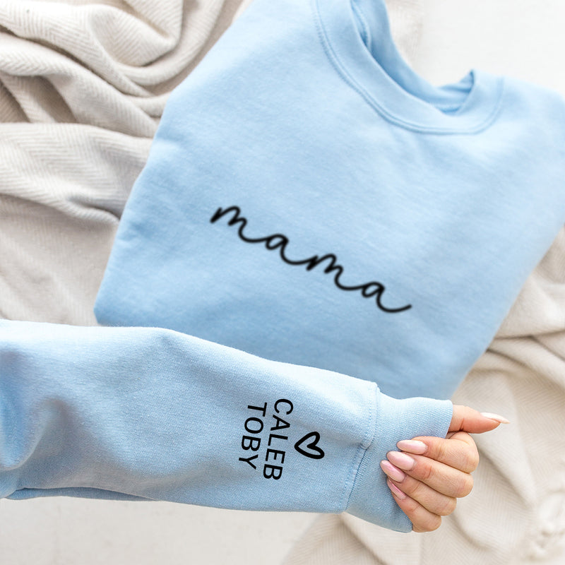 Mama Custom Kids Name Sweatshirt