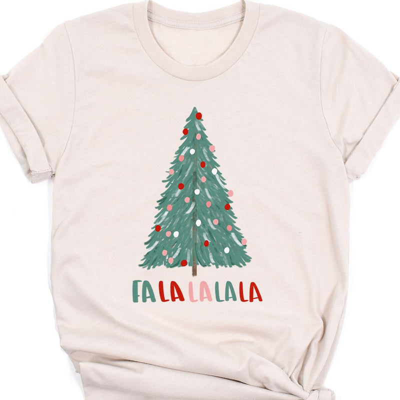 Fa-la-la-la Christmas Tree Tee