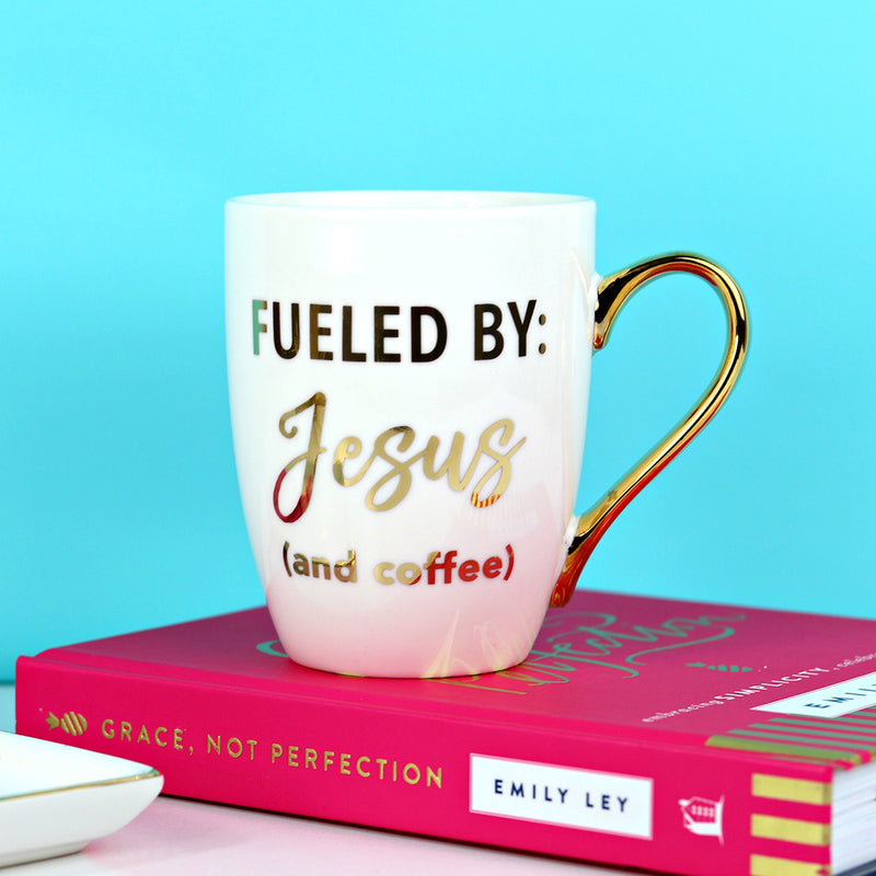 Fueled by Jesus and Coffee | Christian Coffee Mug