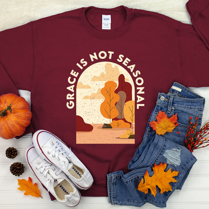 Grace Is Not Seasonal Sweatshirt