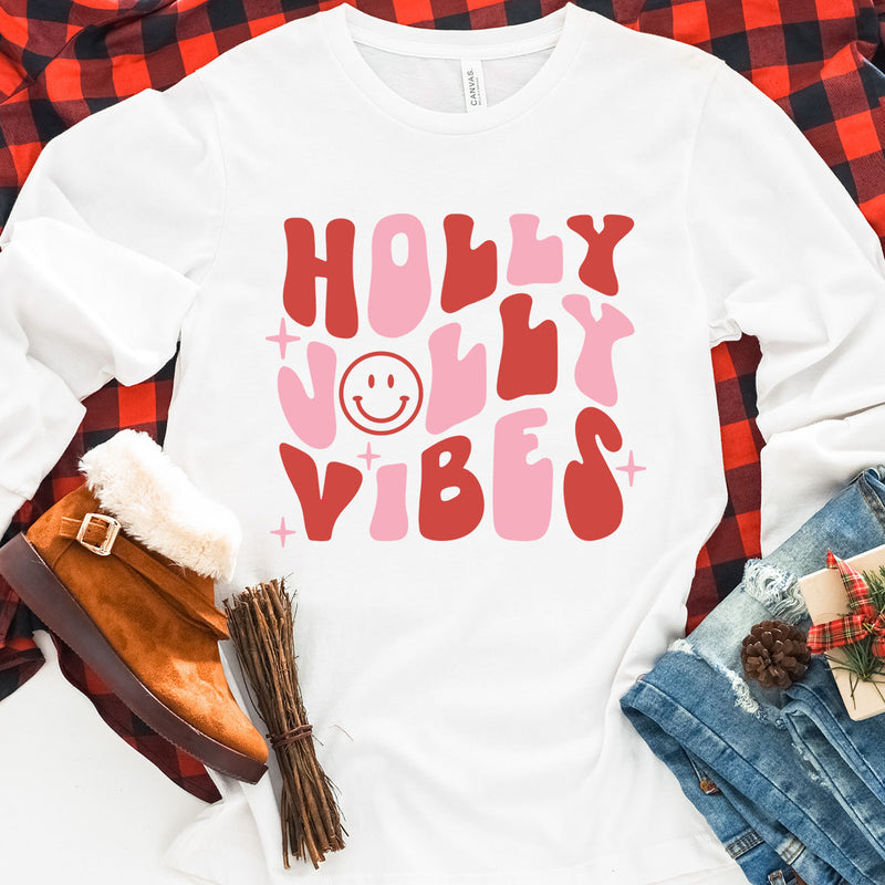 Holly Jolly Vibes Long Sleeve