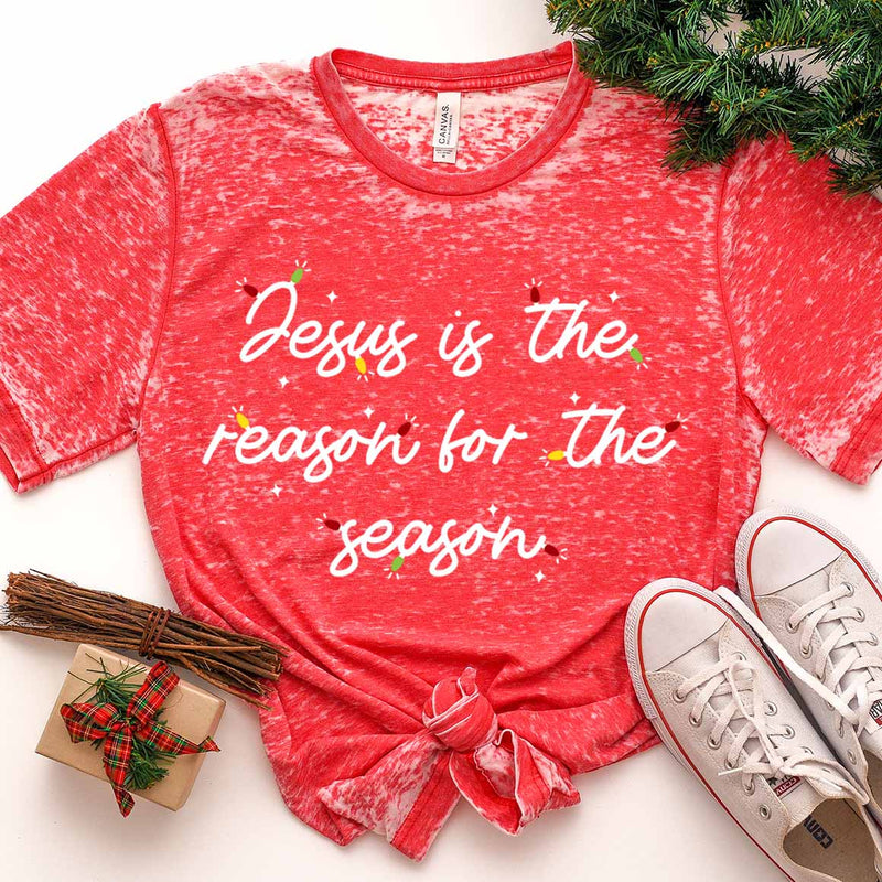 Jesus Is The Reason Acid Wash Tee