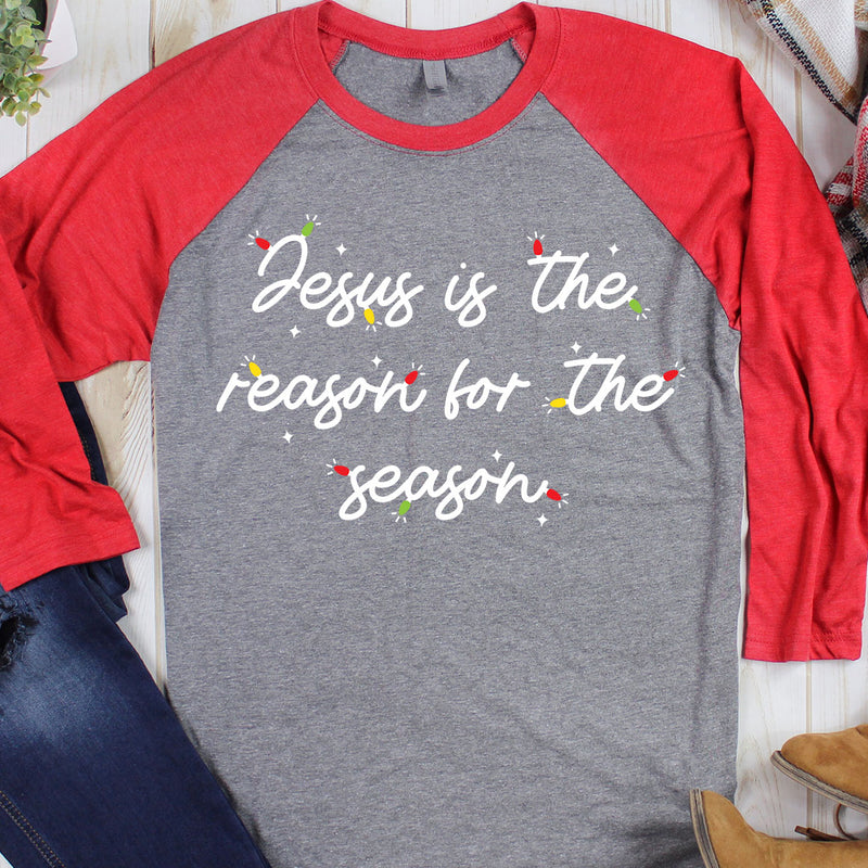 Jesus Is The Reason For The Season Raglan