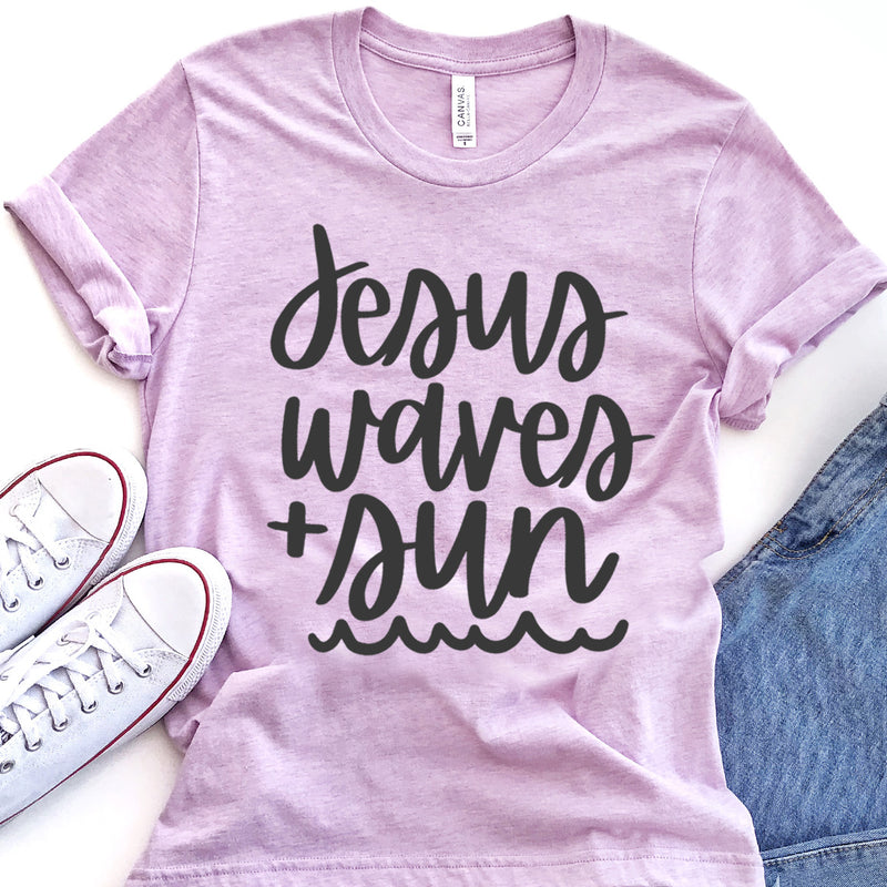 Jesus, Waves & Sun Tee