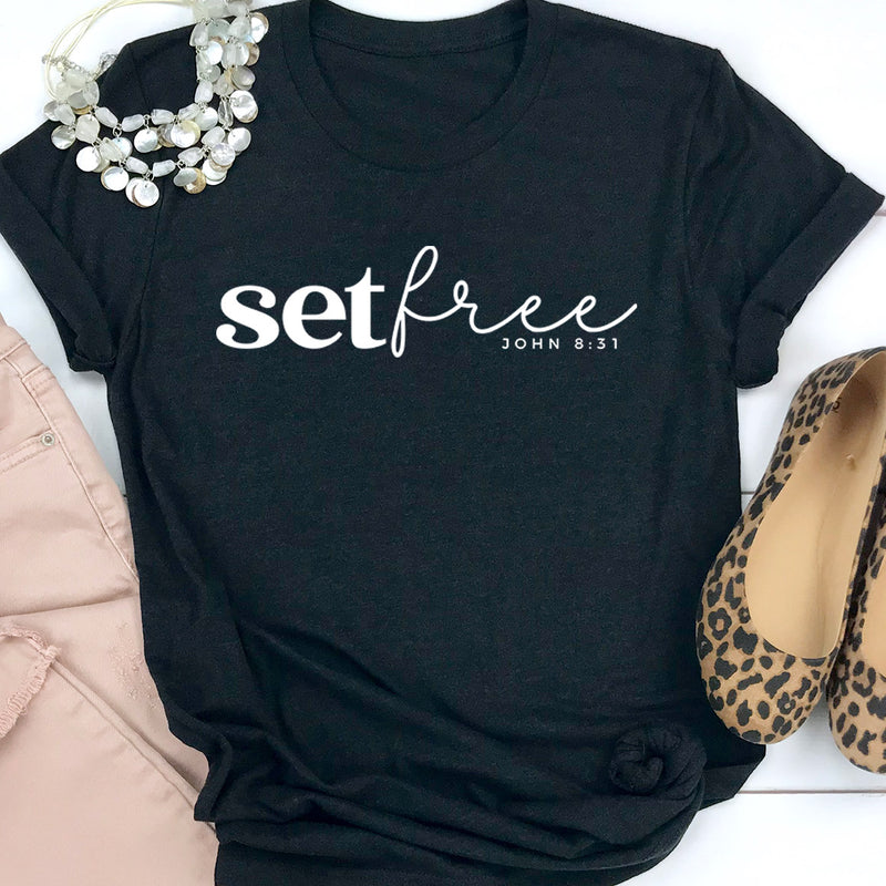 Set Free - John 8:31 Tee