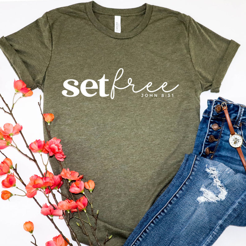 Set Free - John 8:31 Tee