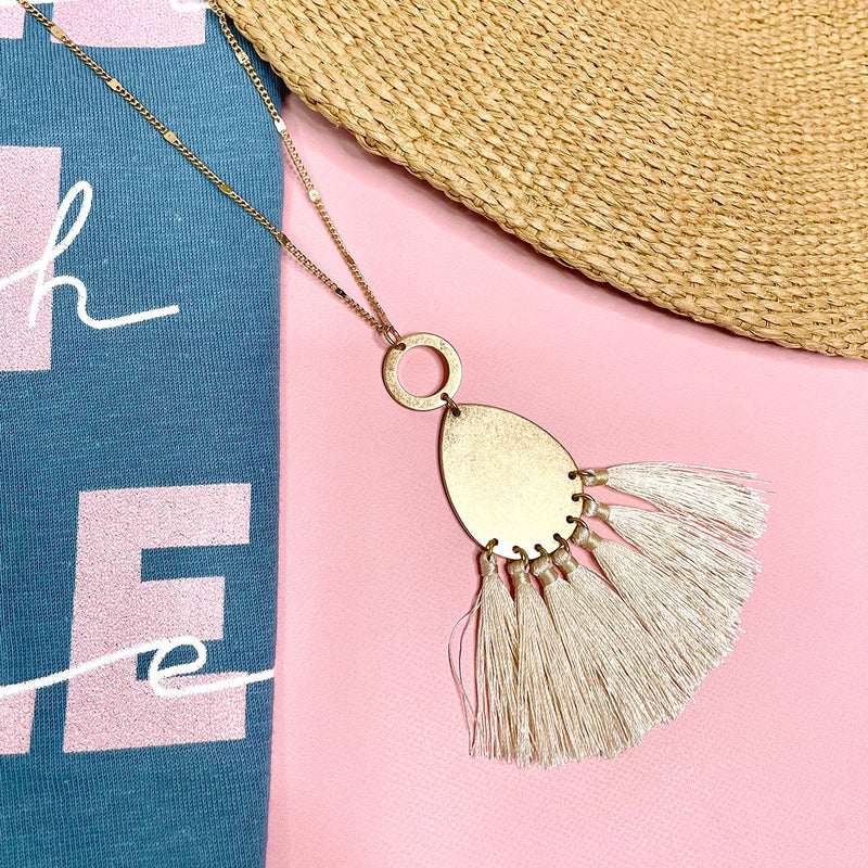 Long Tassel Necklace